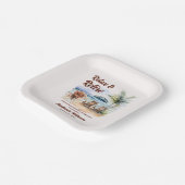 Women's Retirement Beach Stoel Themafeest Papieren Bordje (Gebogen)