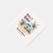 Women's Retirement Beach Stoel Themafeest Servet (Hoek)