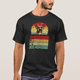 Womens Retro Geweldige zoals mijn moeder van de B T-shirt