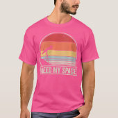 Womens Retro I Need Space Telescope Science T-shirt (Voorkant)