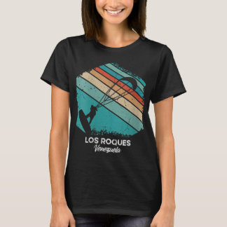 Womens  Retro Kitesurf Los Roques Kite Surf T-shirt