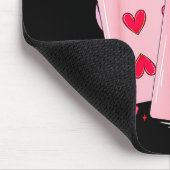 Womens Retro Six Seven 67 Meme Valentines Day Play Muismat (Hoek)