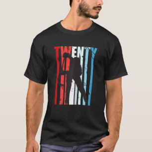 Womens Retro Womens 20th Ice Hockey Birthday Plays T-shirt