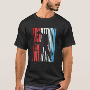 Womens Retro Womens 29th Ice Hockey Birthday Plays T-shirt