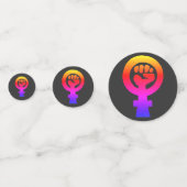 Women's Rights Colorful Confetti (Voorkanten)