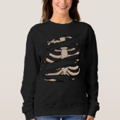 Women's ripped Halloween sweatshirt (Voorkant)
