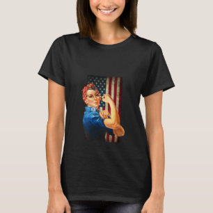 Womens Rosie de Riveter en droeg de Amerikaanse vl T-shirt