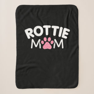 Womens Rottie Mam Apparel Rottweiler Eigenaar Love Sherpa Deken