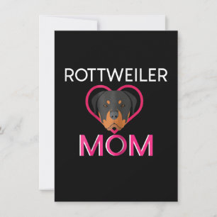 Womens Rottweiler Mam Bedankkaart