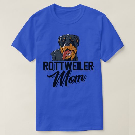 Womens Rottweiler Mam Dog OEigenaars Honden Walkin T-shirt (Design voorkant)