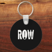 Womens Rowing Paddle Minimalist Crew Team Enthusia Sleutelhanger (Voorkant)