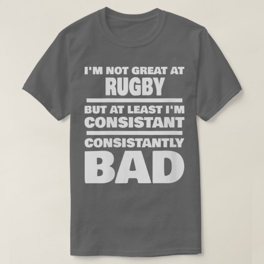 Womens Rugby Gezegde Constante Bad Funny Rugby P T-shirt (Design voorkant)