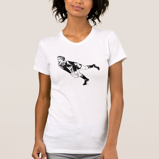 Womens Rugby Pass T-shirt (Voorkant)