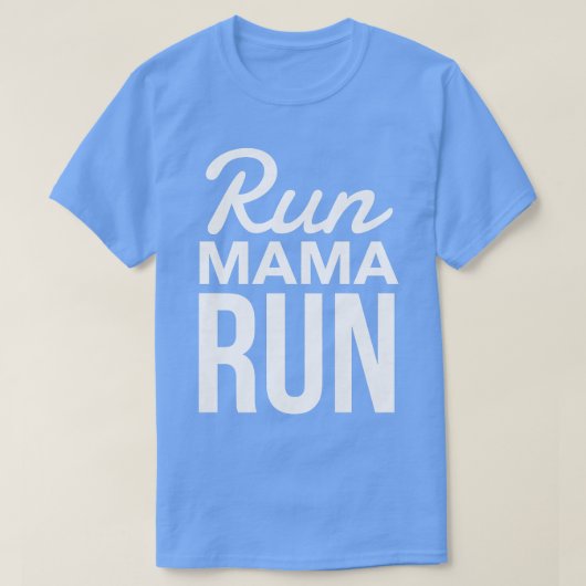 Women's Running Run Mama Run Mom Cute Running T-shirt (Design voorkant)