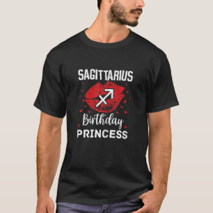 Womens Sagittarius Birthday Princess Zodiac 1 T-shirt