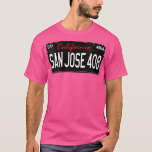 Womens San Jose 408, Shark City, Hella San Jose, S T-shirt