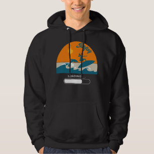 Womens Santa Cruz California Retro  Surfing Hoodie