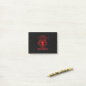 Womens Satanic Pride Satanism Pagan Goat Satan Post-it® Notes (Op bureau)