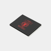 Womens Satanic Pride Satanism Pagan Goat Satan Post-it® Notes (Schuin)