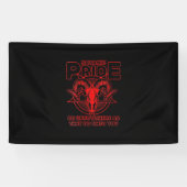 Womens Satanic Pride Satanism Pagan Goat Satan Spandoek (Horizontaal)