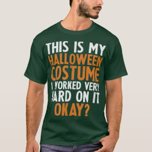 Womens Scary spooky Halloween costume grappig cita T-shirt