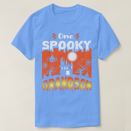 Womens Scary spooky Halloween design haunted castl T-shirt (Design voorkant)