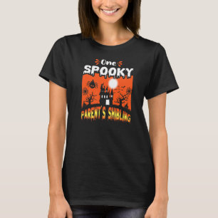 Womens Scary Spooky Halloween Haunted Castle Night T-shirt
