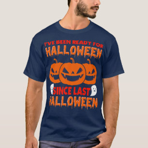 Womens Scary spooky Halloween heks pumpkin funn T-shirt