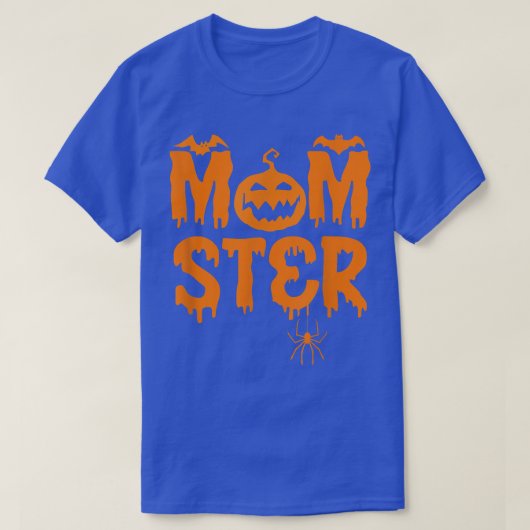 Womens Scary spooky Halloween moeder monster T-shirt (Design voorkant)