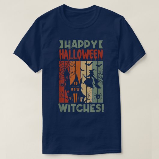Womens Scary spooky Halloween witches119 T-shirt (Design voorkant)