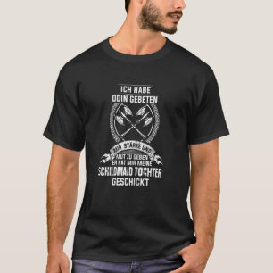 Womens Schildmaid Daughter Viking Odin Nordic Myth T-shirt