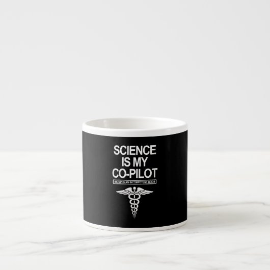 Womens Science is mijn mede-proefproject Funny Gif Espresso Kop (Voorkant)