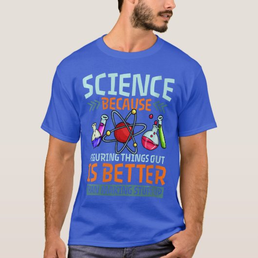 Womens Science Scientist Teacher Student VNeck T-shirt (Voorkant)