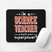 Womens Science Teacher Superwer Funny Nerd Pride V Muismat (Met muis)
