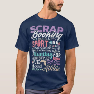 Womens scrapbook Shirt scrapbooking is een sportca
