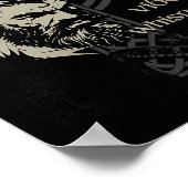 Womens Serpent Vibes Whisperer Nordic Mystic Beard Poster (Hoek)