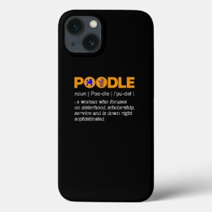 Womens SGRho Sigma 1922 Poodle Noun Gamma Rho Hand Case-Mate iPhone Case