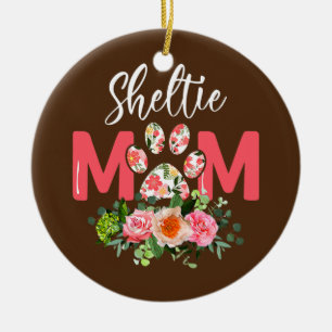 Womens Sheltie Ma Shetland Sheepdog Hondenliefhebb Keramisch Ornament