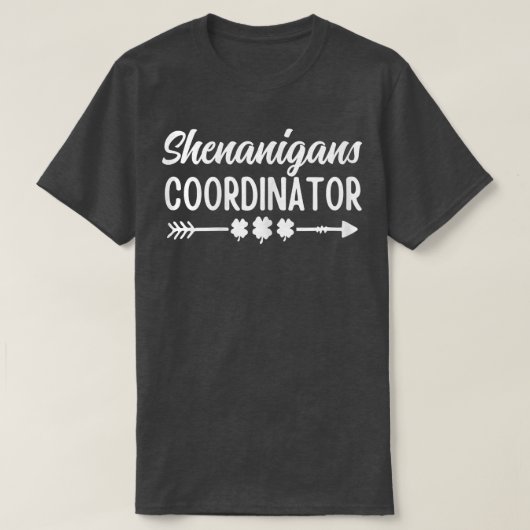 Womens Shenanigans Coordinator Funny Teacher St Pa T-shirt (Design voorkant)