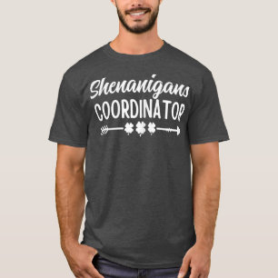 Womens Shenanigans Coordinator Funny Teacher St Pa T-shirt