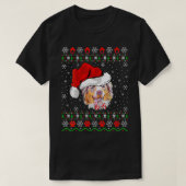 Womens Shepherd Xmas Gift Ugly Australian Shepherd T-shirt (Design voorkant)
