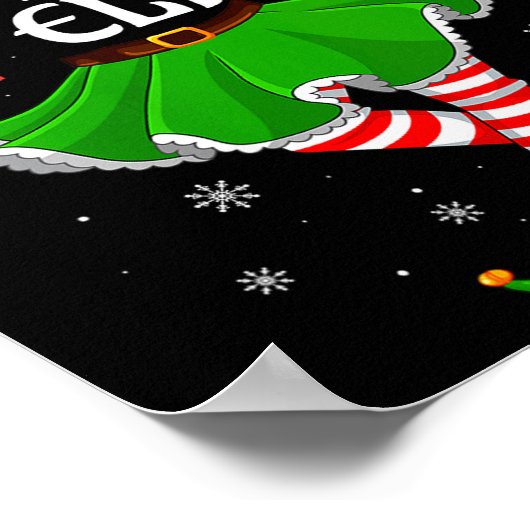 Womens Shopng Elf Christmas Family Girls Women Elf Poster (Hoek)