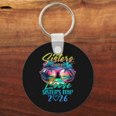 Womens Sisters On The Loose Sisters Trip 2026 Funn Sleutelhanger (Voorkant)