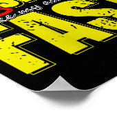 Womens Skate Makes Me Look Fast Bold Funny Ice Ska Poster (Hoek)