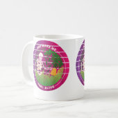 Womens Skeleton Gardening Humorous Skeleton Wateri Koffiemok (Voorkant links)