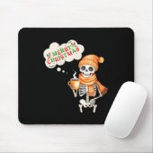 Womens Skeleton Speak Merry Christmas Waer F And H Muismat (Met muis)