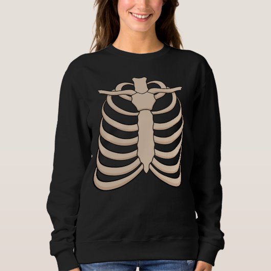 Women's Skeleton Sweatshirt for Halloween Party (Voorkant)
