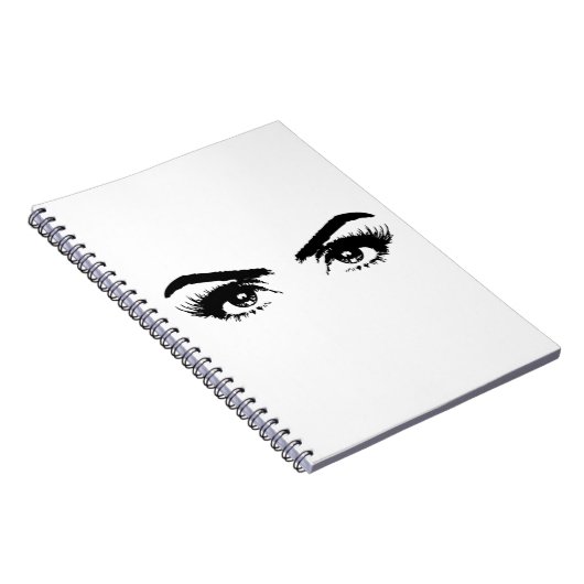 Womens Sketch Eyebrows Notitieboek (Rechterzijde)