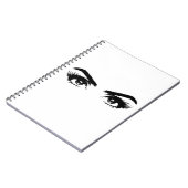 Womens Sketch Eyebrows Notitieboek (Linkerzijde)