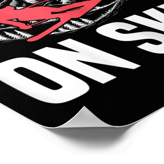 Womens Ski Funny Skiing Never Underestimate A Woma Poster (Hoek)